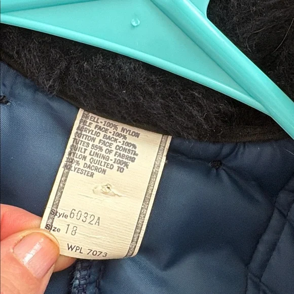 JC Penny vintage snow suit with Red and White Stripes 4 - Picture 4 of 8